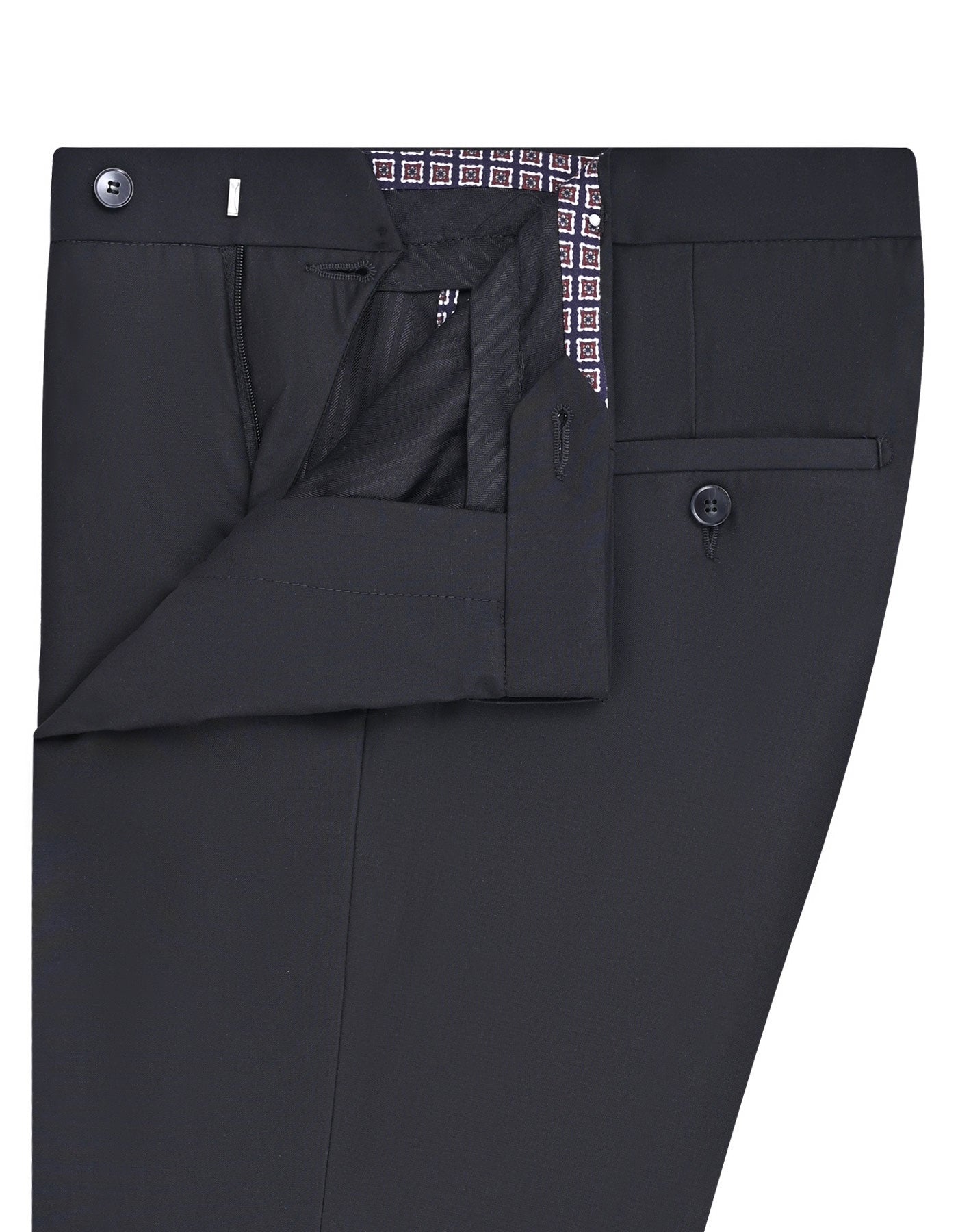 Black Plain Formal Trouser Classic Fit FT611-1C-32