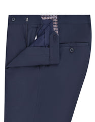 Navy Plain Formal Trouser Smart Fit FT612-1S-32