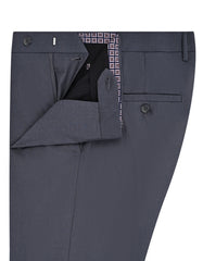 Grey Plain Formal Trouser Smart Fit FT613-1S-32