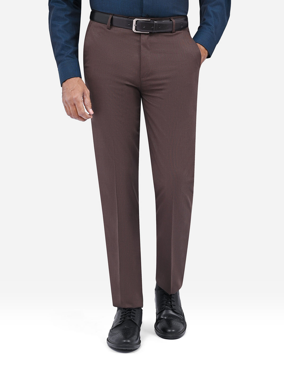 Chocolate Texture Formal Trouser Classic Fit FT626C-30