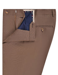 L Brown Texture Formal Trouser Tailored Smart Fit FT627-1S-32