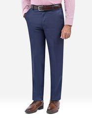 Navy Texture Formal Trouser Classic Fit FT631-1C-30