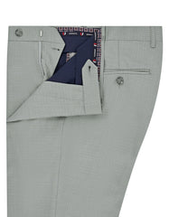 L Grey Texture Formal Trouser Classic Fit FT634-1C-32