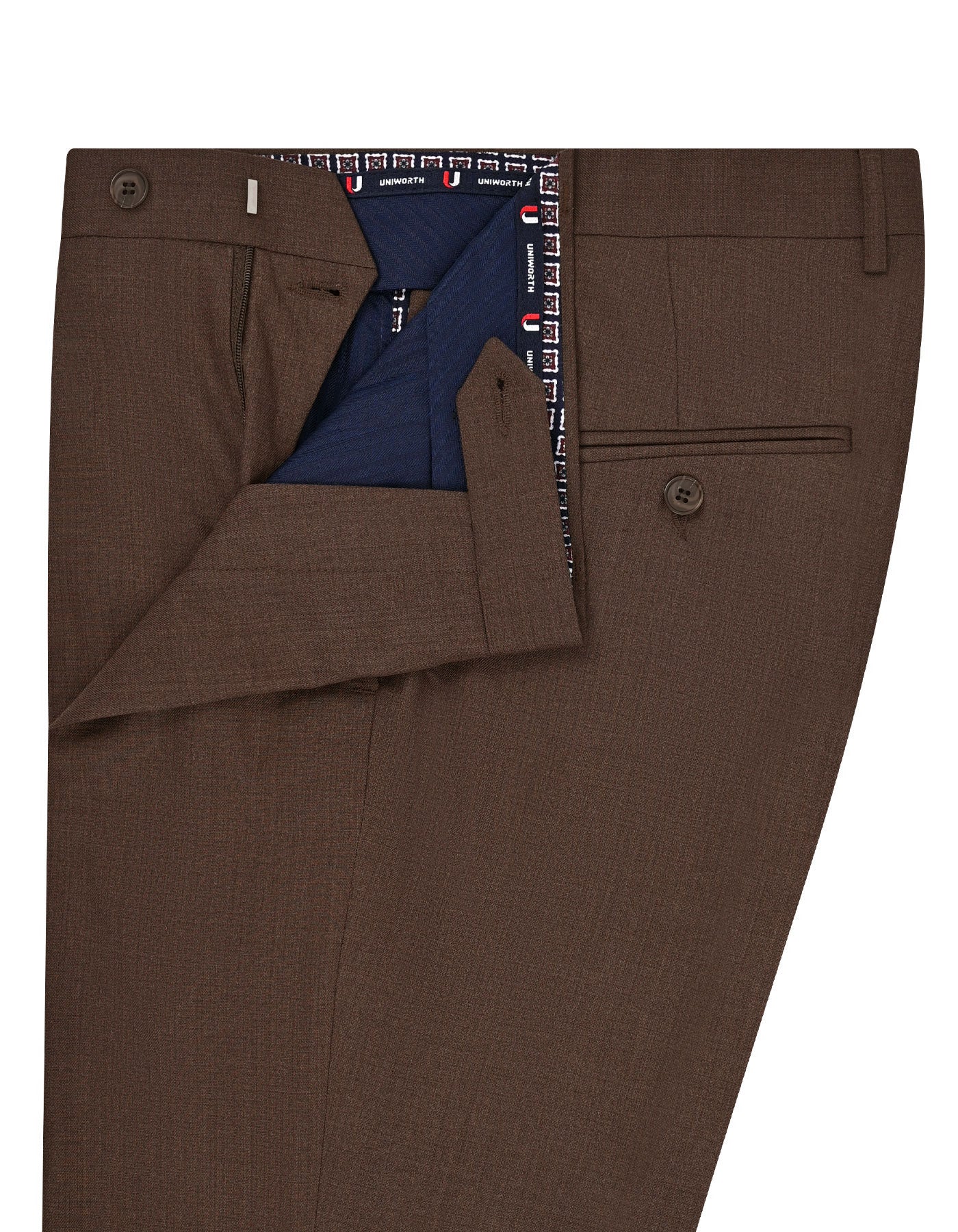 Chocolate Texture Formal Trouser Tailored Smart Fit FT635-1S-32