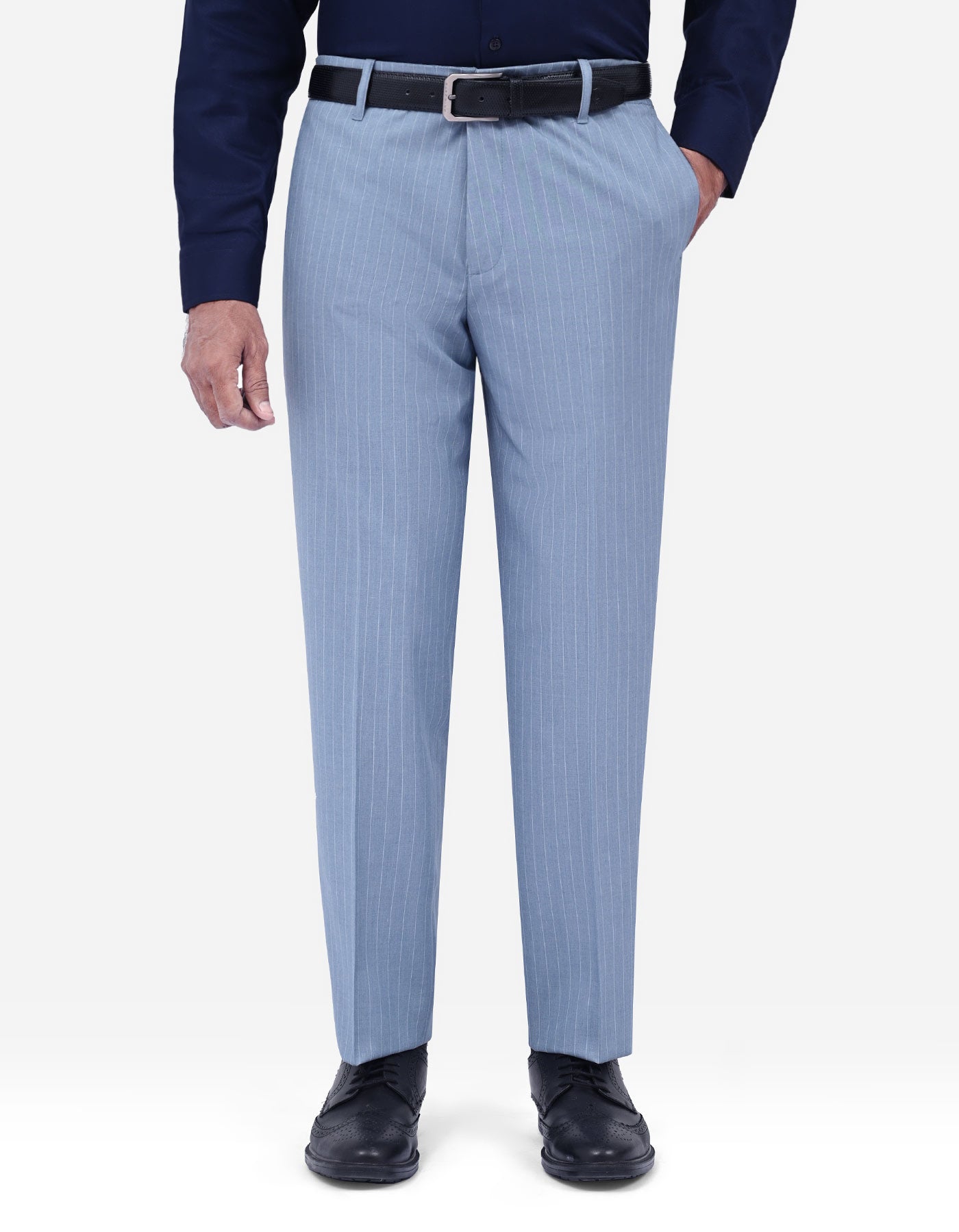 Blue Stripe Formal Trouser Classic Fit FT648-1C-30