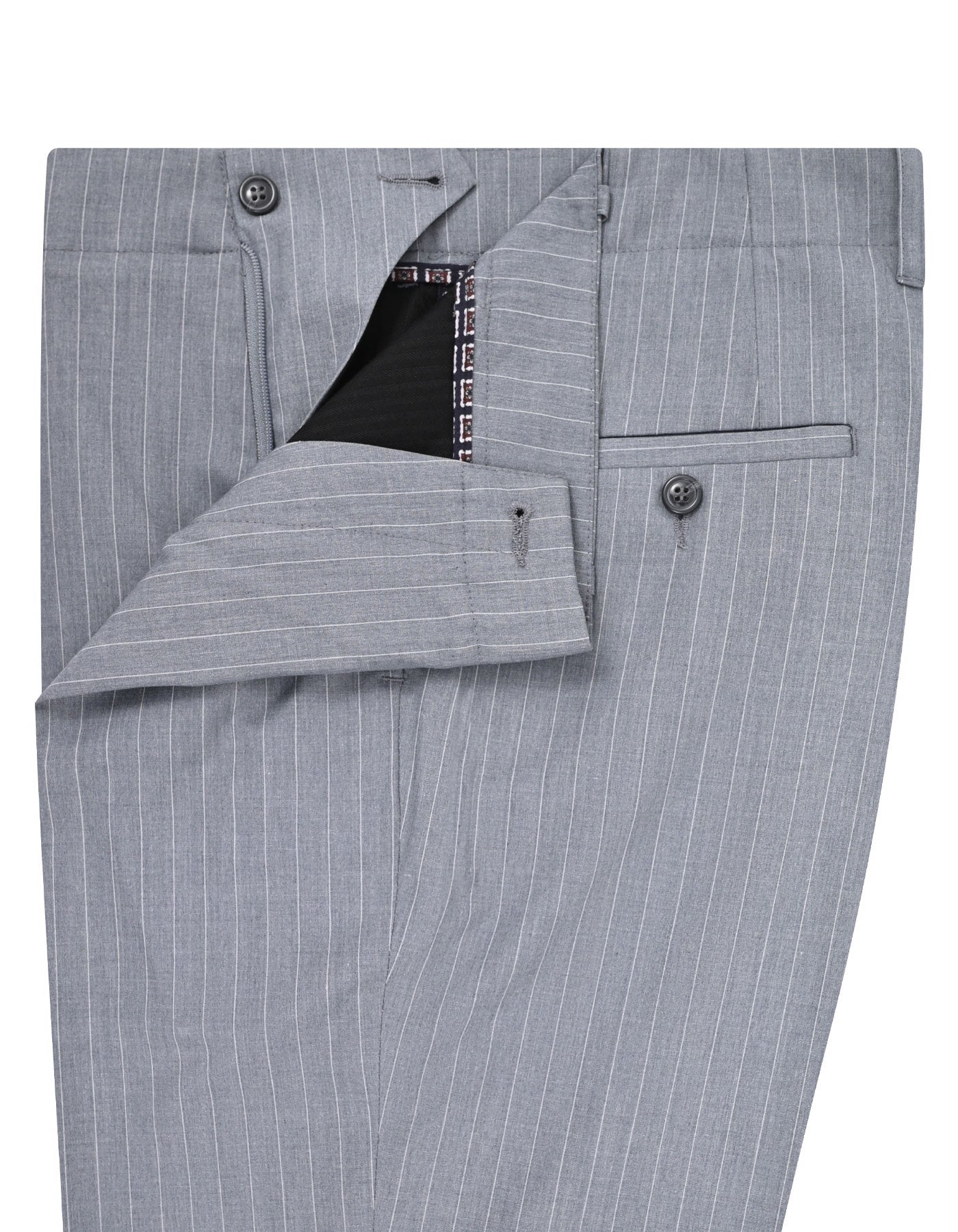 Grey Stripe Formal Trouser Classic Fit FT649-2C-32