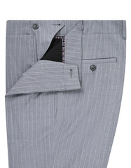 Grey Stripe Formal Trouser Smart Fit FT649-2S-32