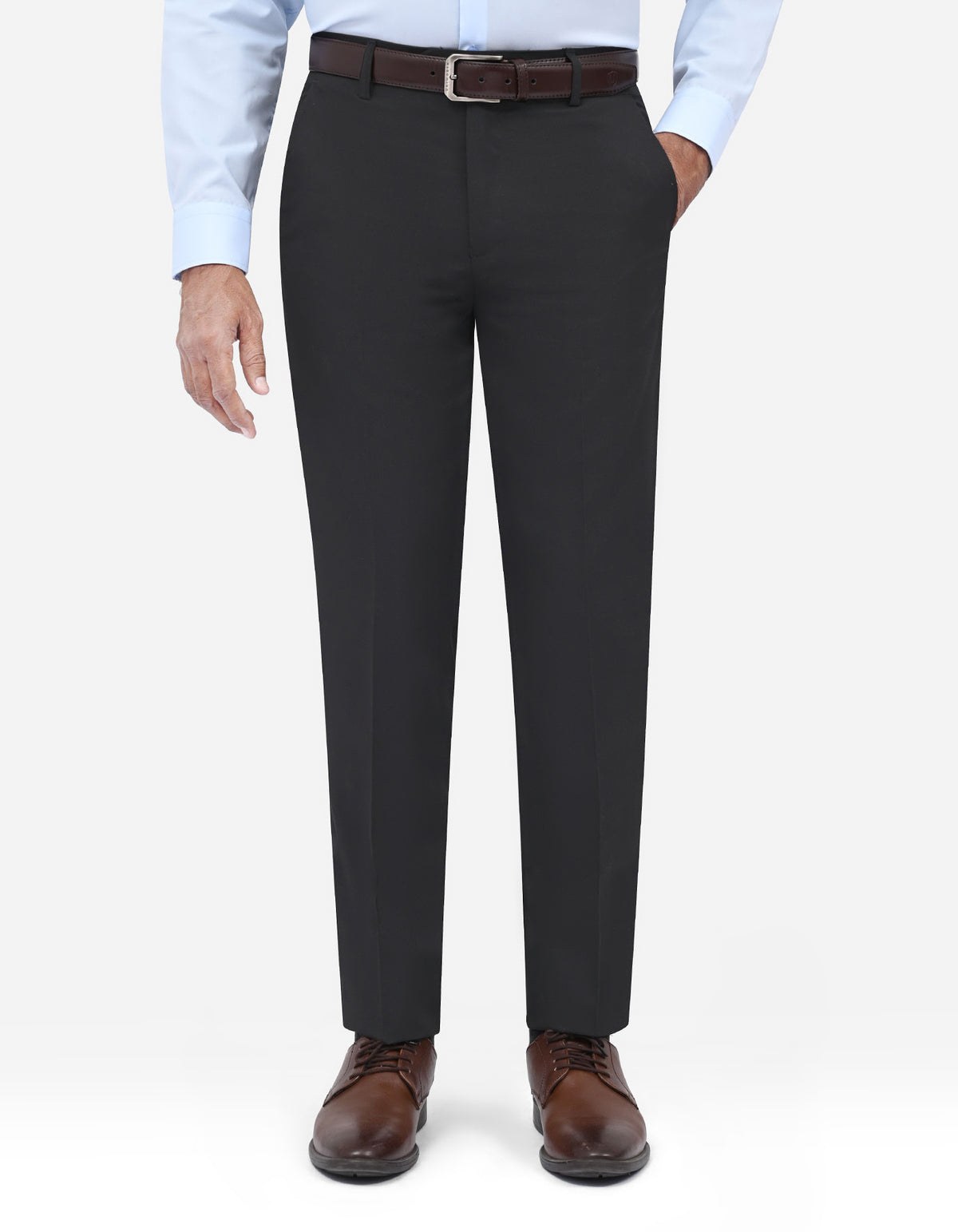 Black Plain Formal Trouser Classic Fit FT655-2C-30