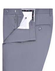 Grey Plain Formal Trouser Classic Fit FT686C-32