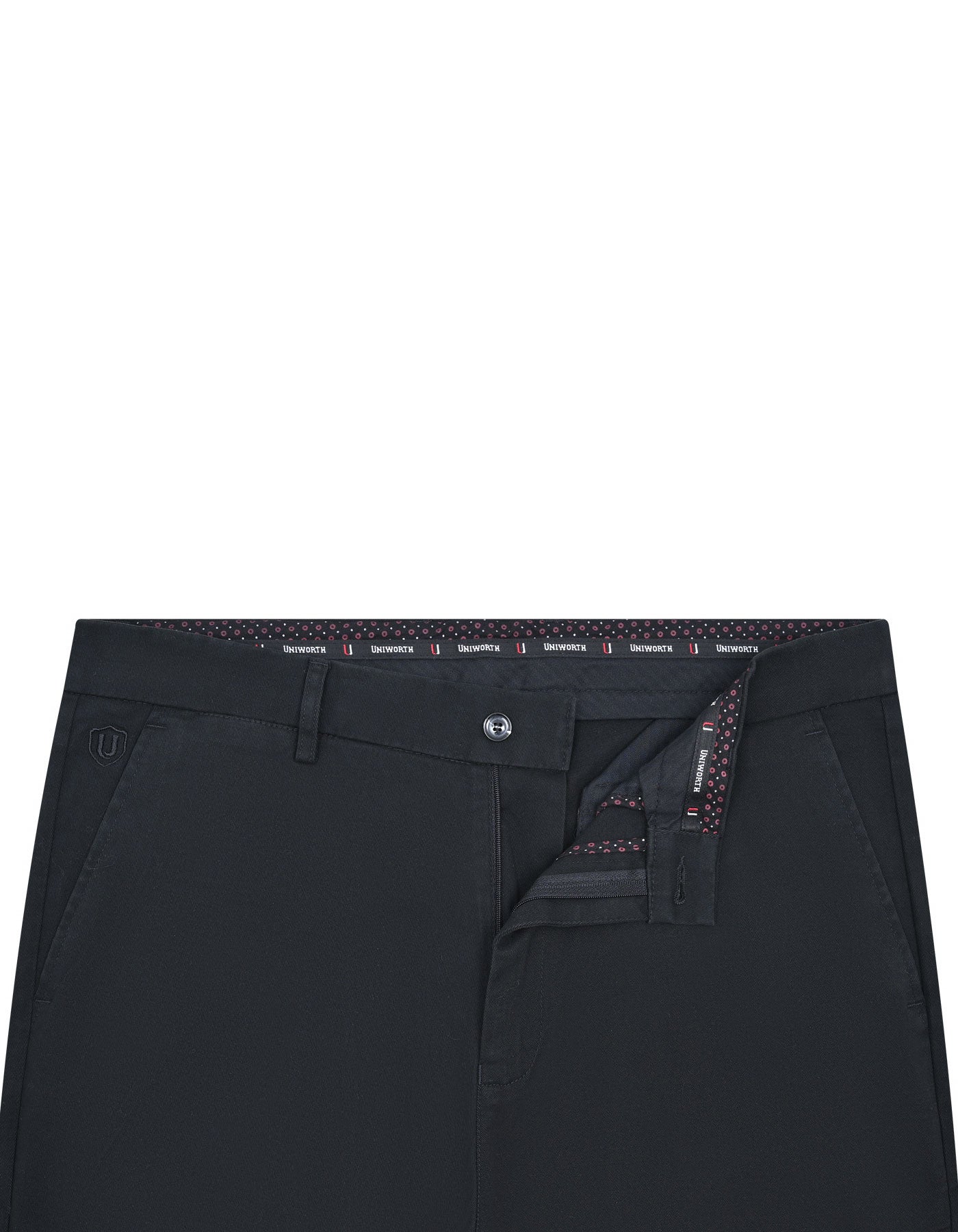 Black Smart Fit Cotton Trouser FTC2400-1S-30