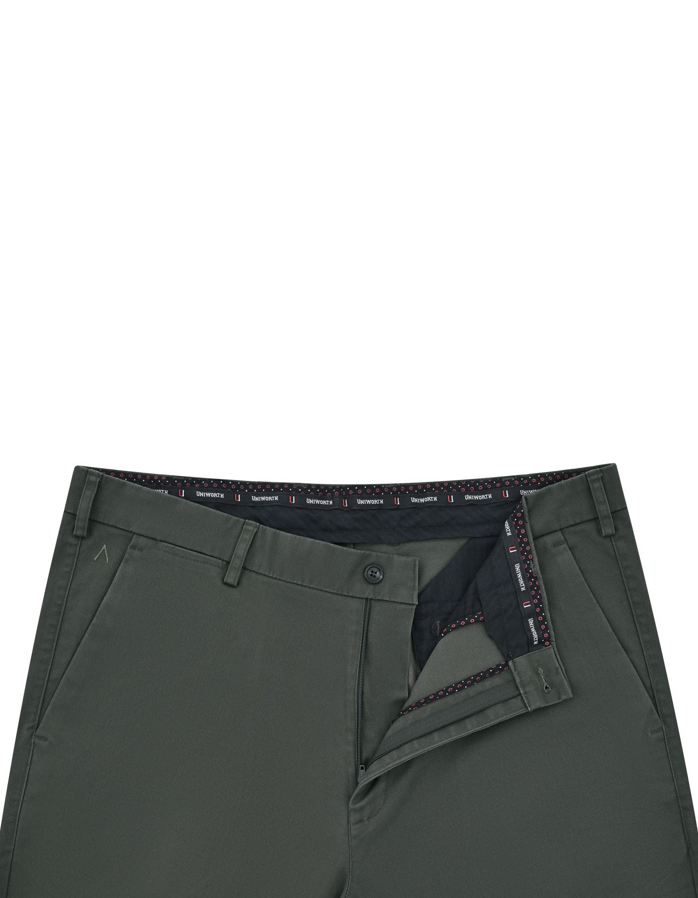 Olive Classic Fit Cotton Trouser FTC2412C-32
