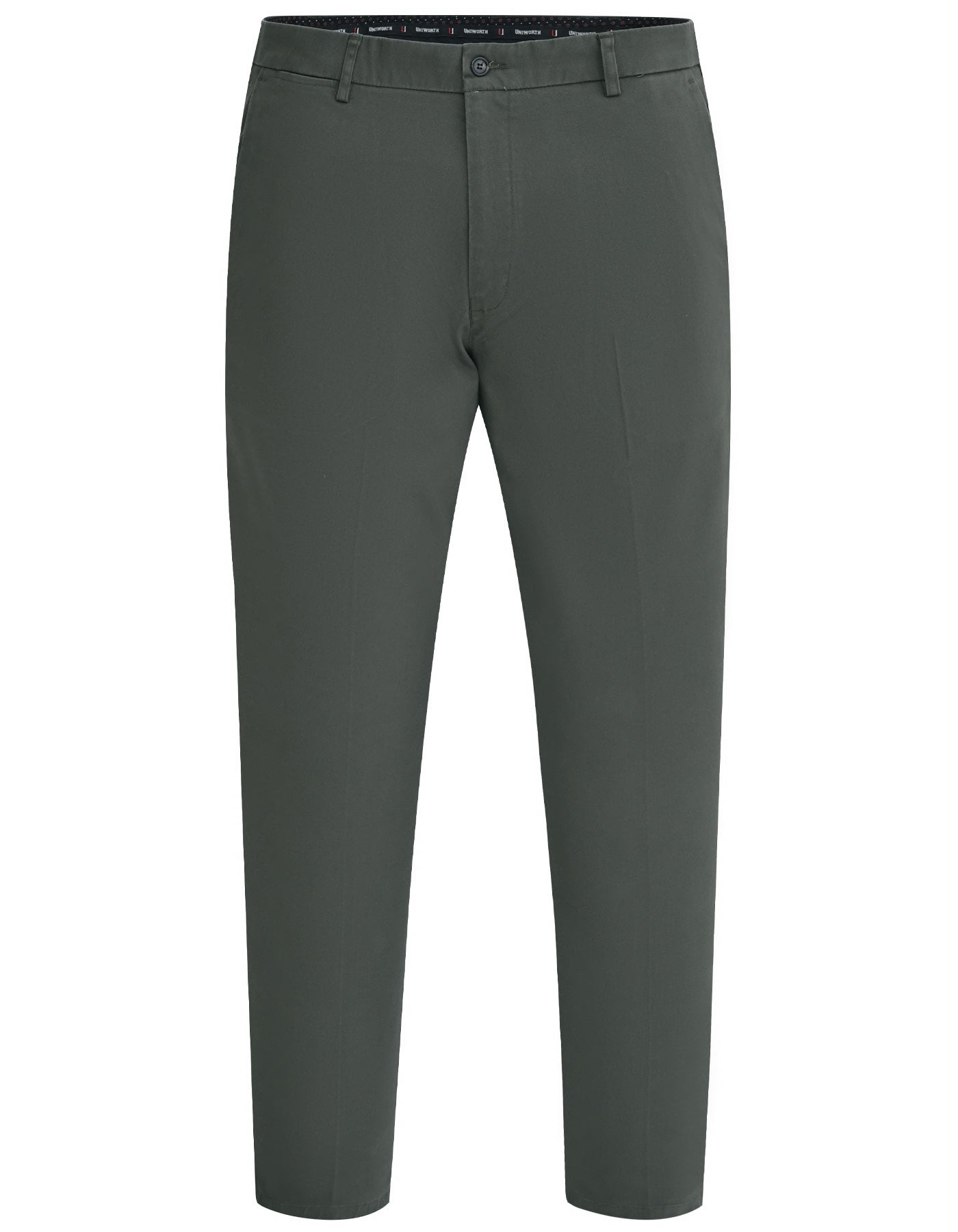 Olive Smart Fit Cotton Trouser FTC2412S-30