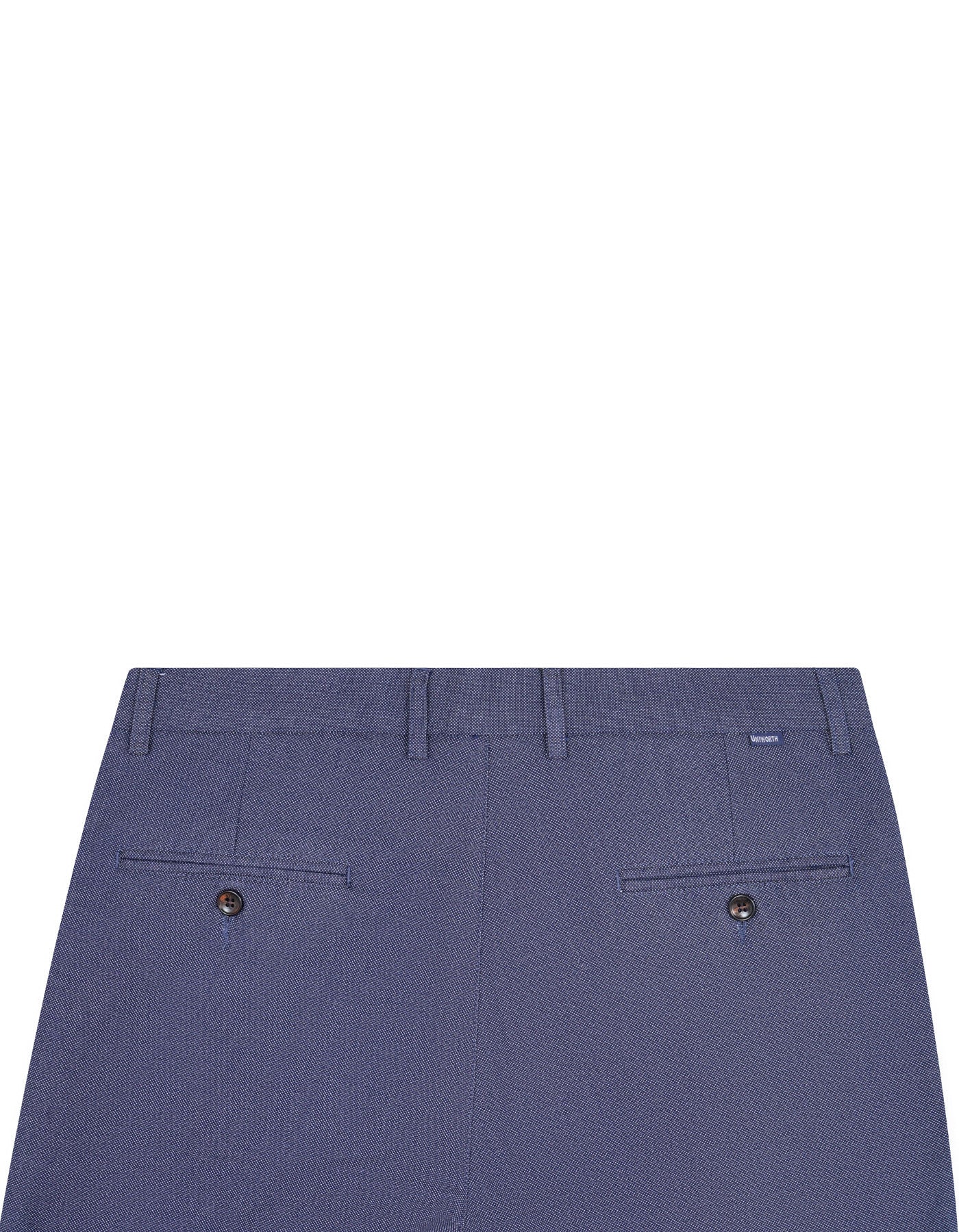 Navy Smart Fit Cotton Trouser FTC2422-1S-36