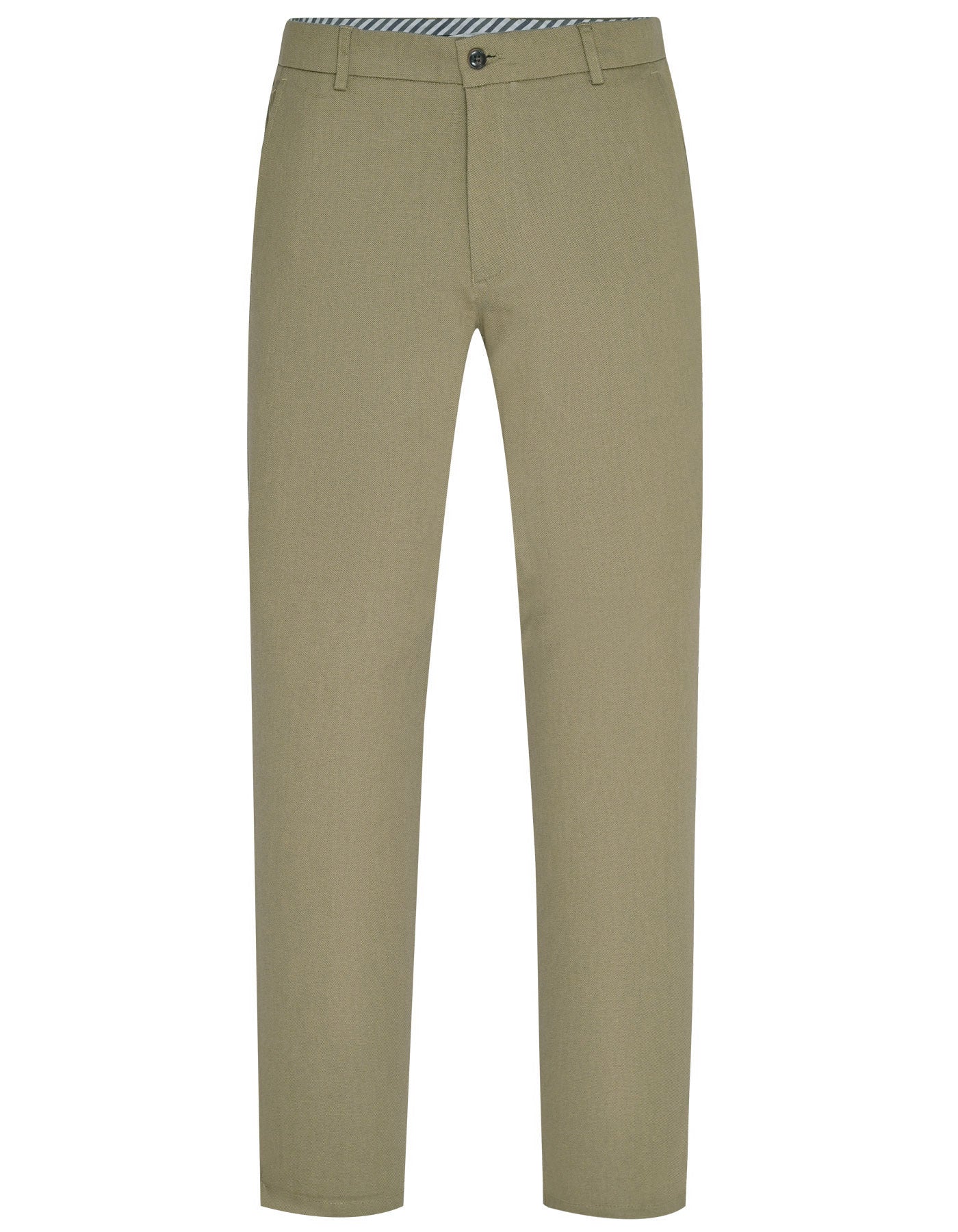 Khaki Classic Fit Cotton Trouser FTC2425C-28