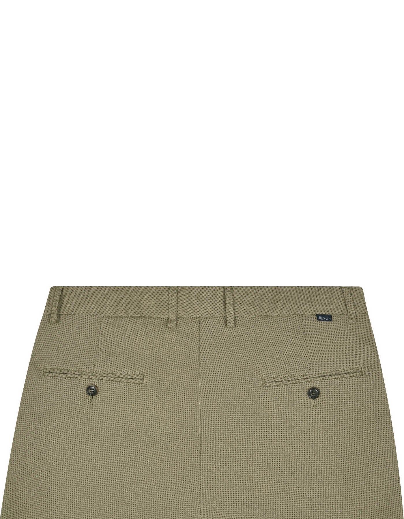 Khaki Smart Fit Cotton Trouser FTC2425S-32
