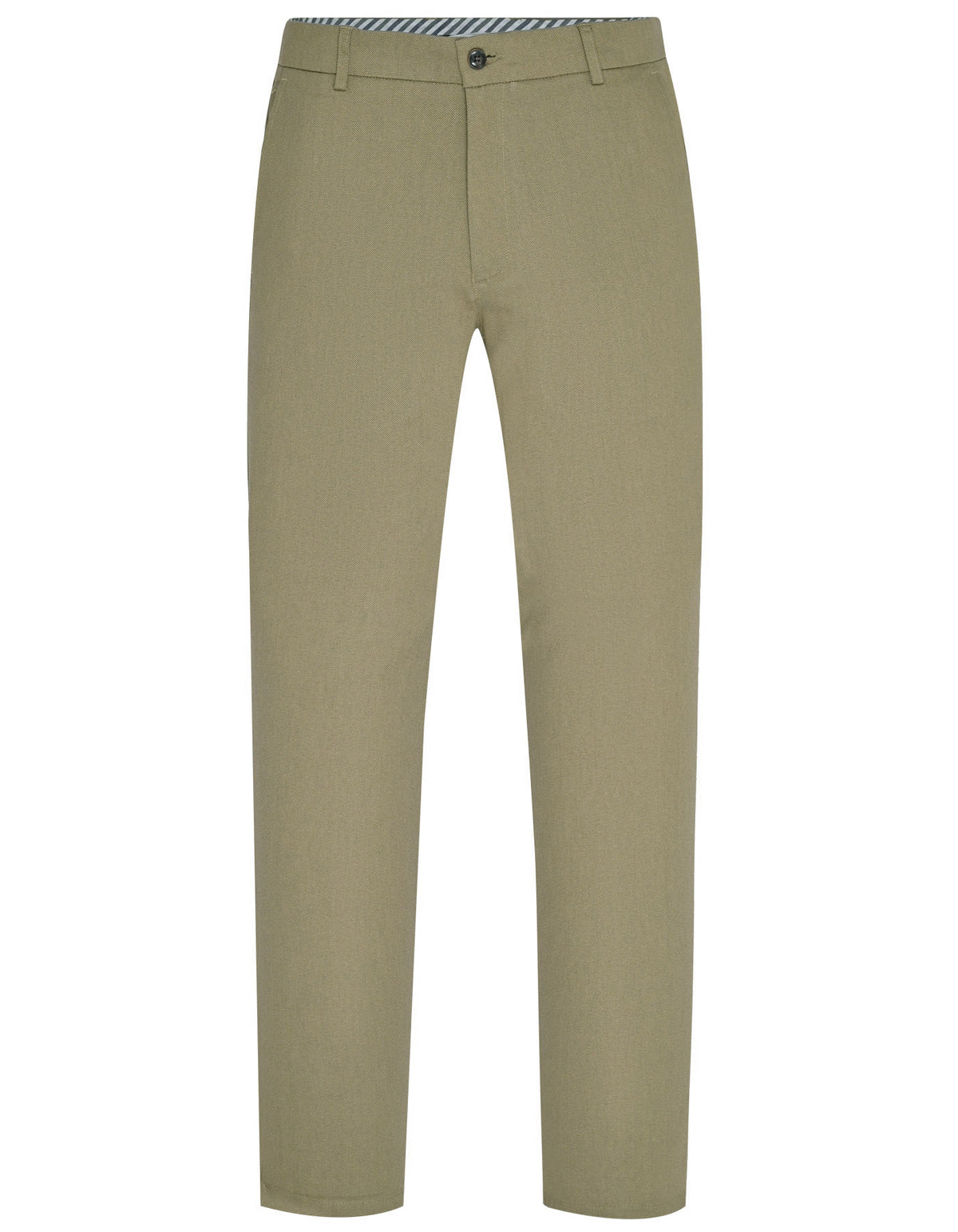 Khaki Smart Fit Cotton Trouser FTC2425S-28