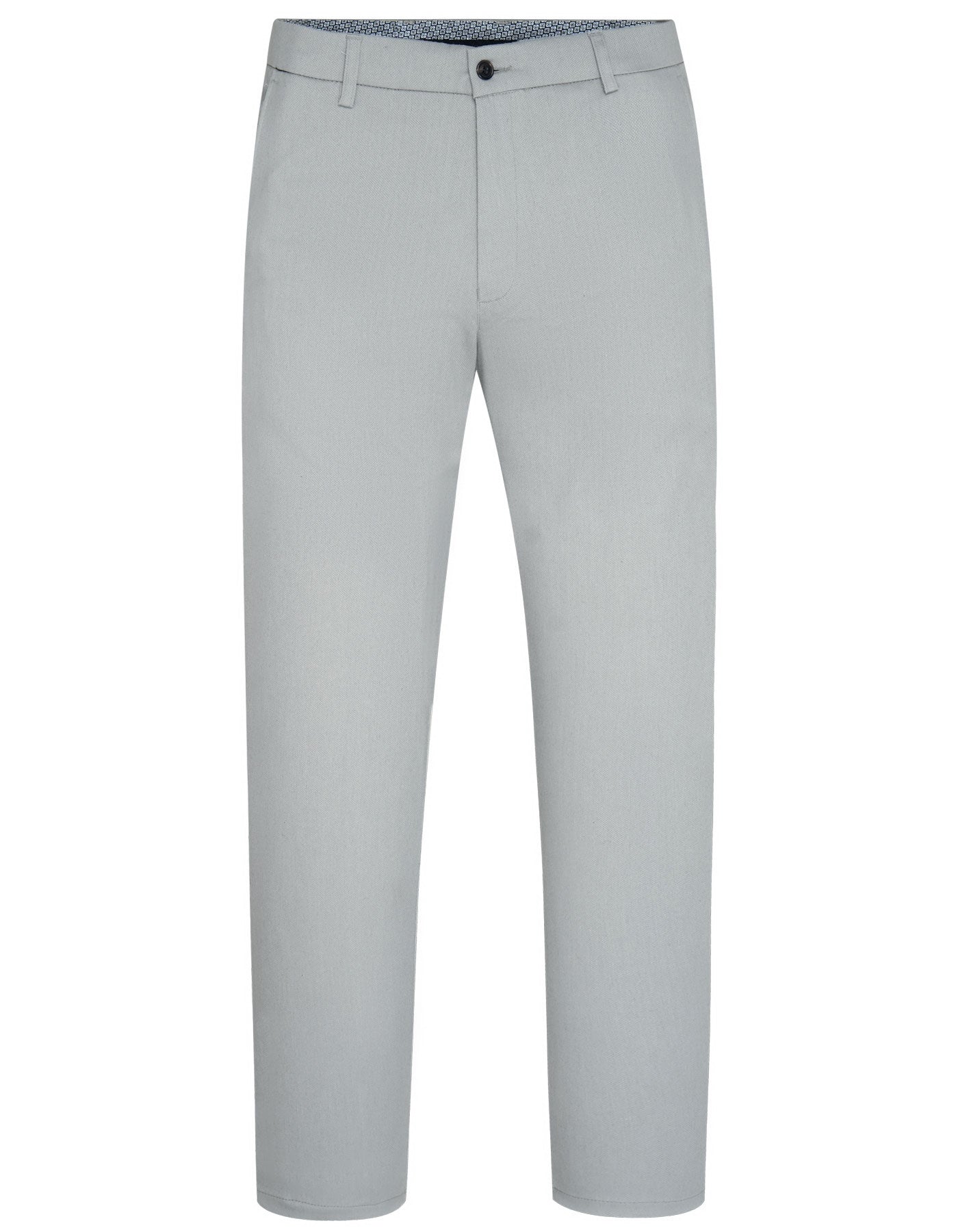 Silver Smart Fit Cotton Trouser FTC2426S-32