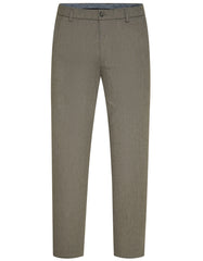Olive Smart Fit Cotton Trouser FTC2427S-32
