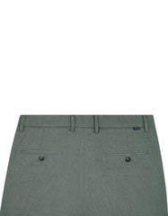 L Olive Classic Fit Cotton Trouser FTC2429C-36