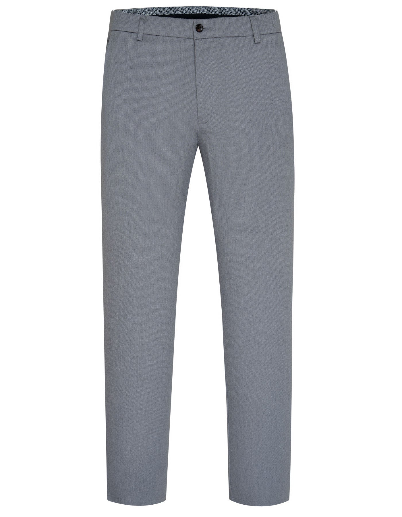 Grey Classic Fit Cotton Trouser FTC2430C-32