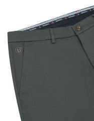 D Grey Smart Fit Cotton Trouser FTC2433S-32