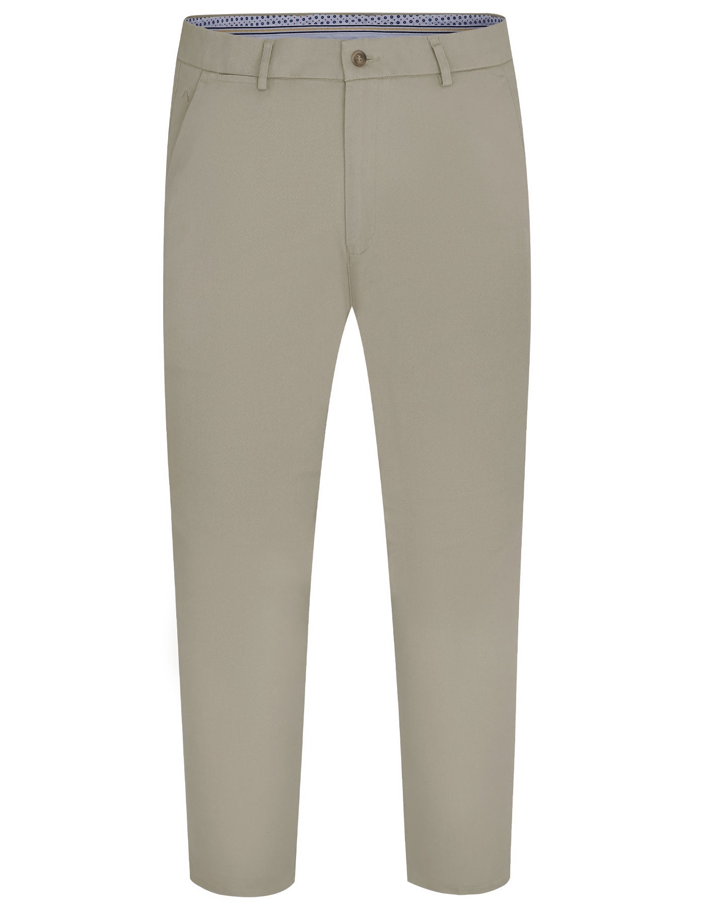 Khaki Classic Fit Cotton Trouser FTC2437C-28