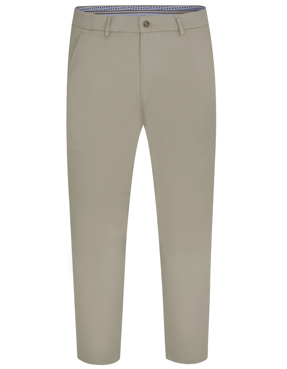 Khaki Classic Fit Cotton Trouser FTC2437C-28