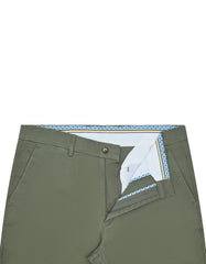 Olive Classic Fit Cotton Trouser FTC2445C-30