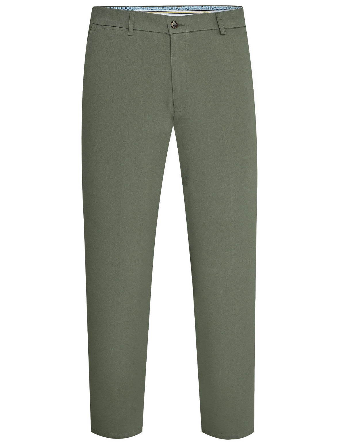Olive Smart Fit Cotton Trouser FTC2445S-28