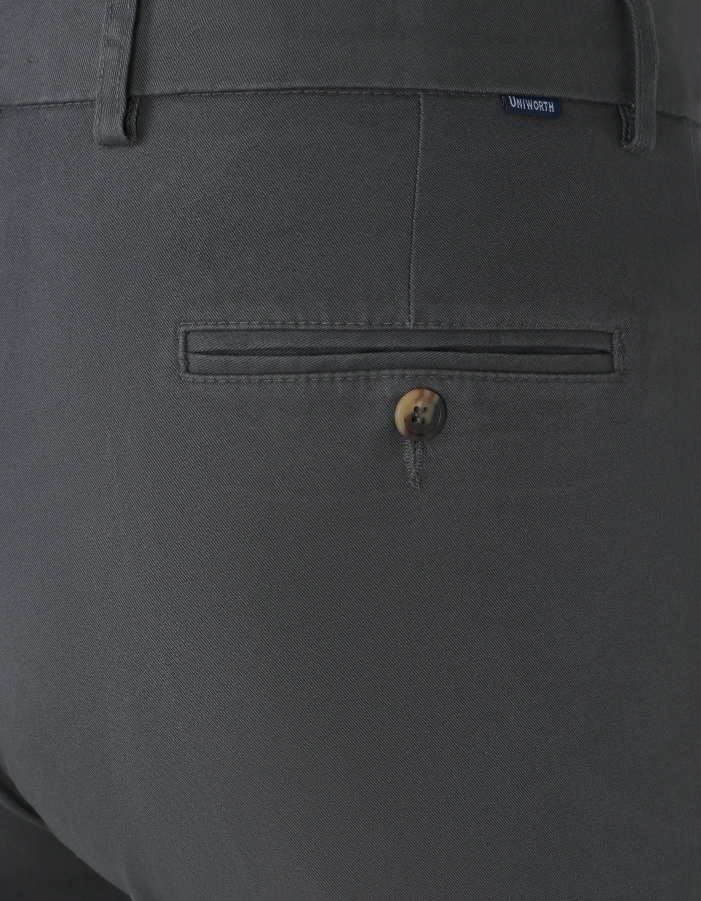 Grey Classic Fit Cotton Trouser FTC2446C-34