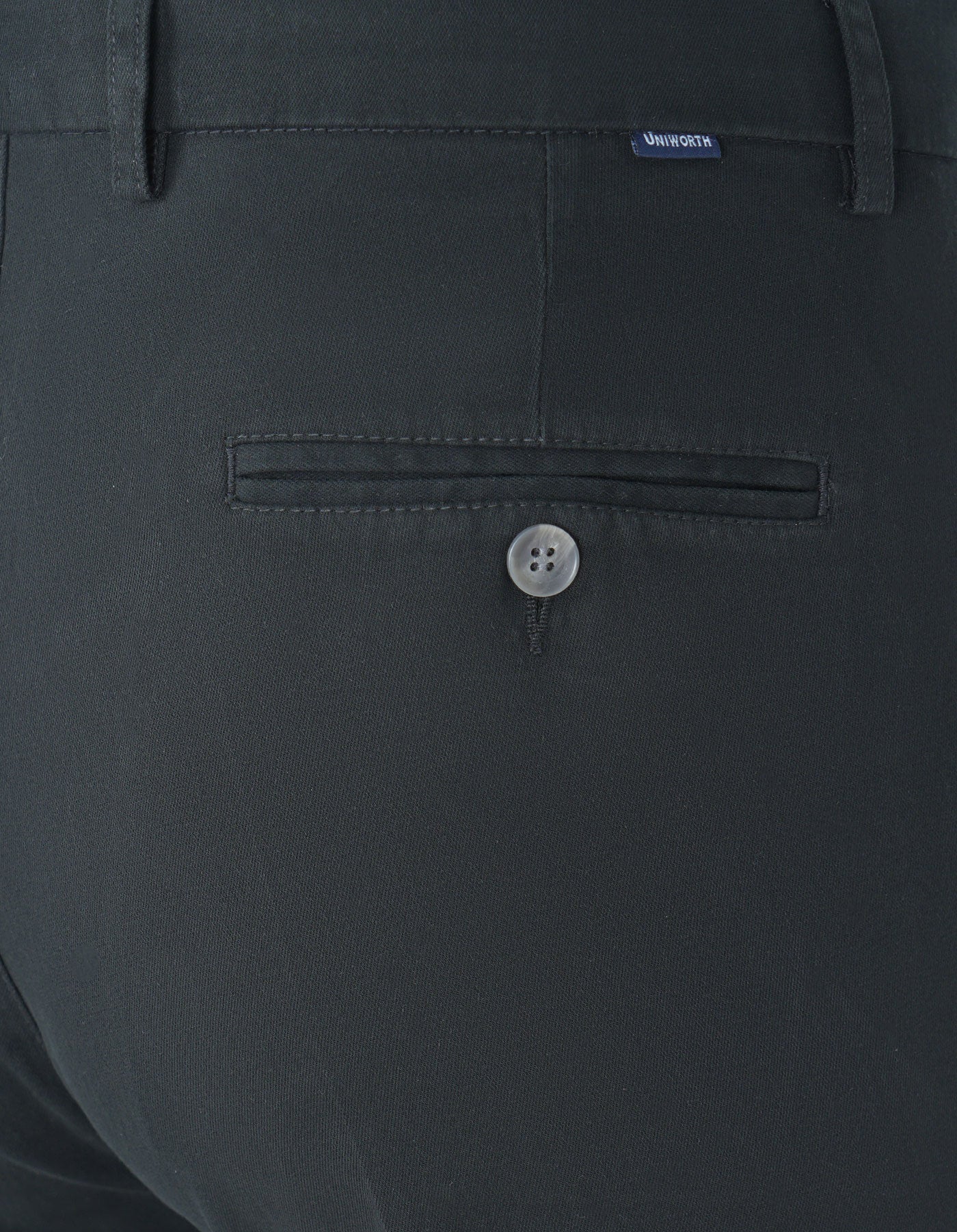 Black Smart Fit Cotton Trouser FTC2449S-34