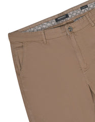 Brown Classic Fit Cotton Trouser FTC2451C-32