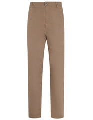 Brown Classic Fit Cotton Trouser FTC2451C-28