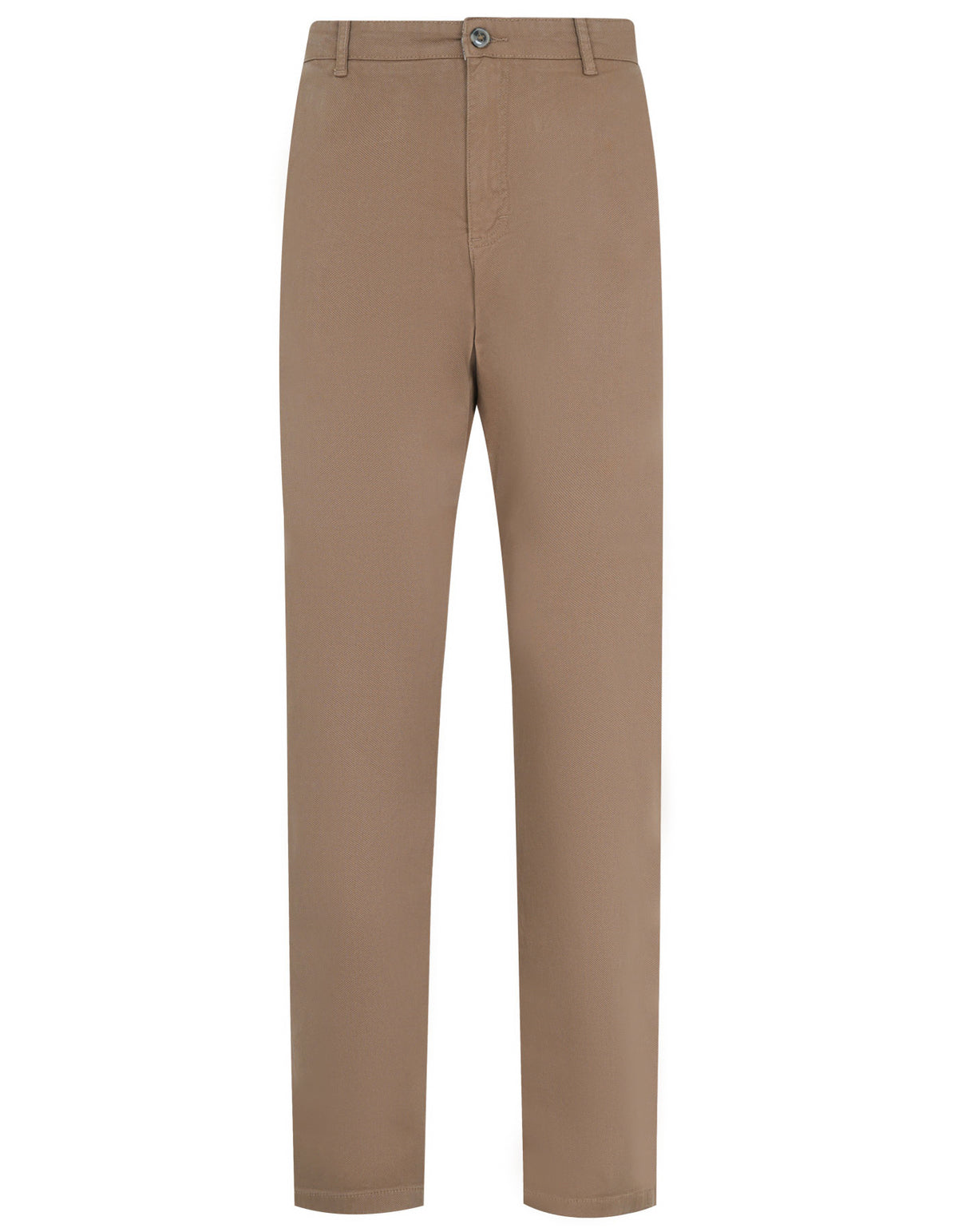 Brown Smart Fit Cotton Trouser FTC2451S-28