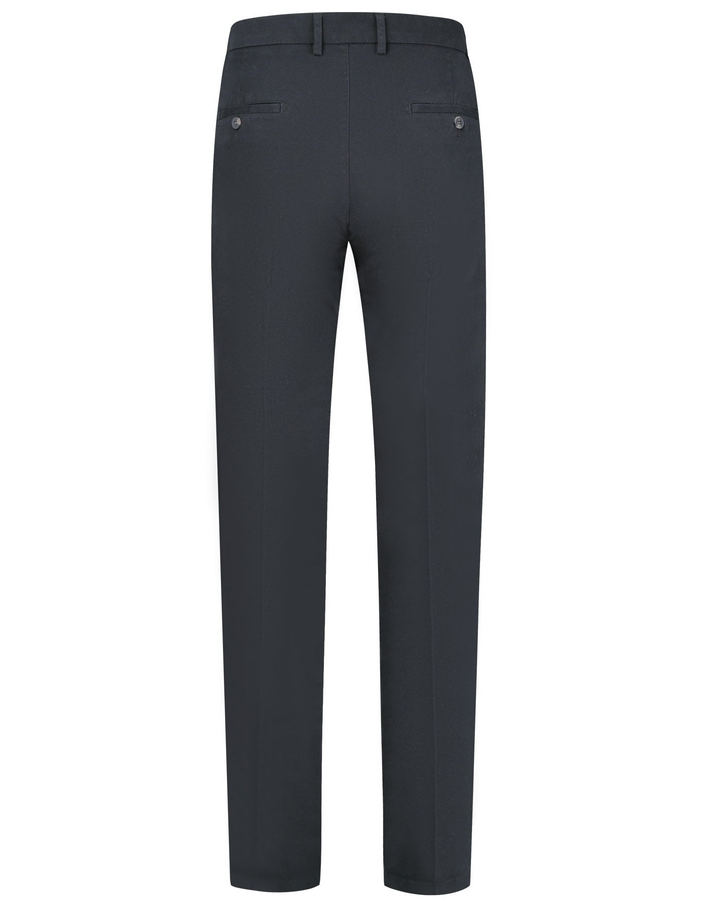 Black Classic Fit Cotton Trouser FTC2457C-36