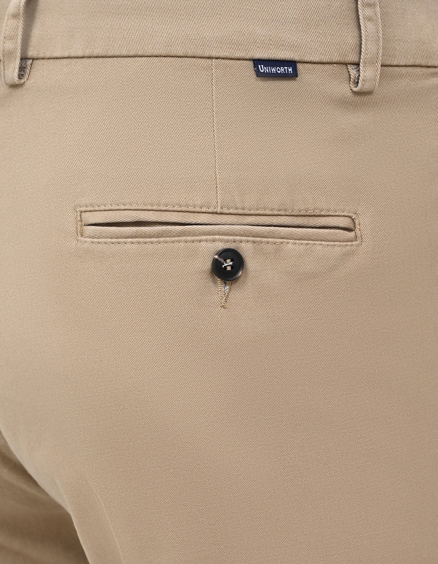 Khaki Classic Fit Cotton Trouser FTC2500C-34