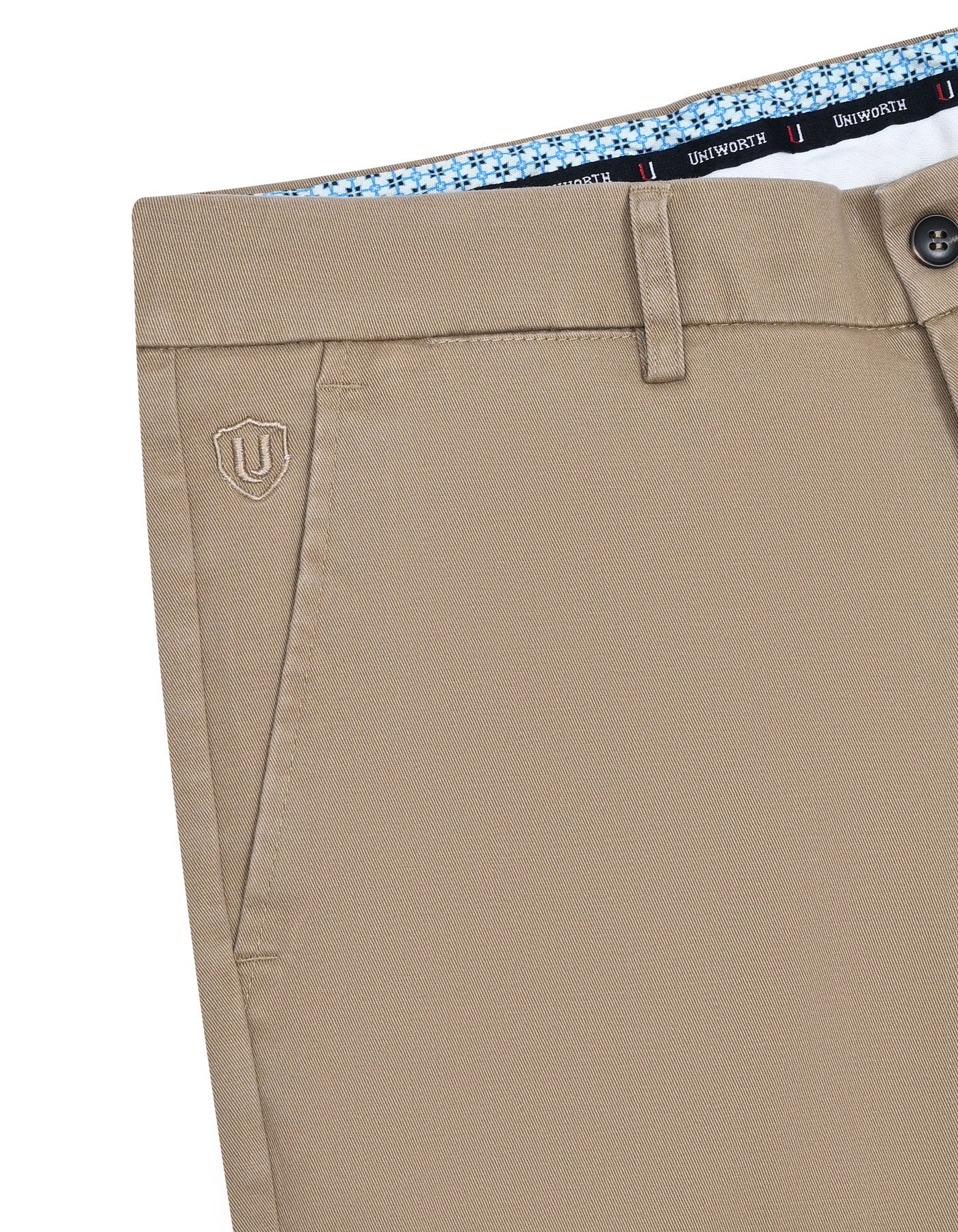 Khaki Classic Fit Cotton Trouser FTC2500C-32