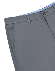 Grey Classic Fit Cotton Trouser FTC2502C-32
