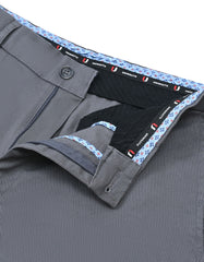 Grey Classic Fit Cotton Trouser FTC2502C-30