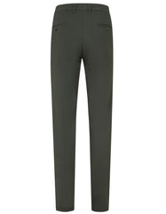 D Olive Classic Fit Cotton Trouser FTC2503C-36