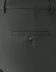 D Olive Classic Fit Cotton Trouser FTC2503C-34