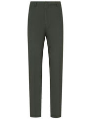 D Olive Classic Fit Cotton Trouser FTC2503C-28