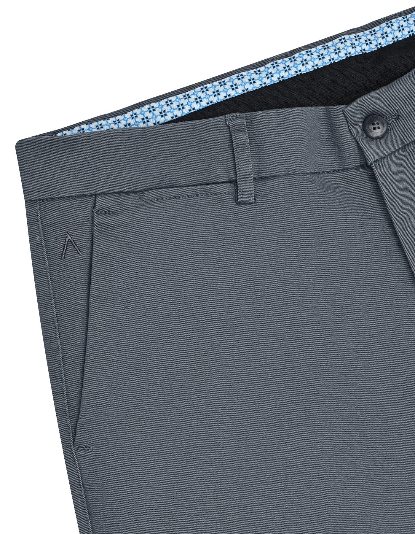 Grey Classic Fit Cotton Trouser FTC2504C-32
