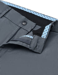 Grey Classic Fit Cotton Trouser FTC2504C-30
