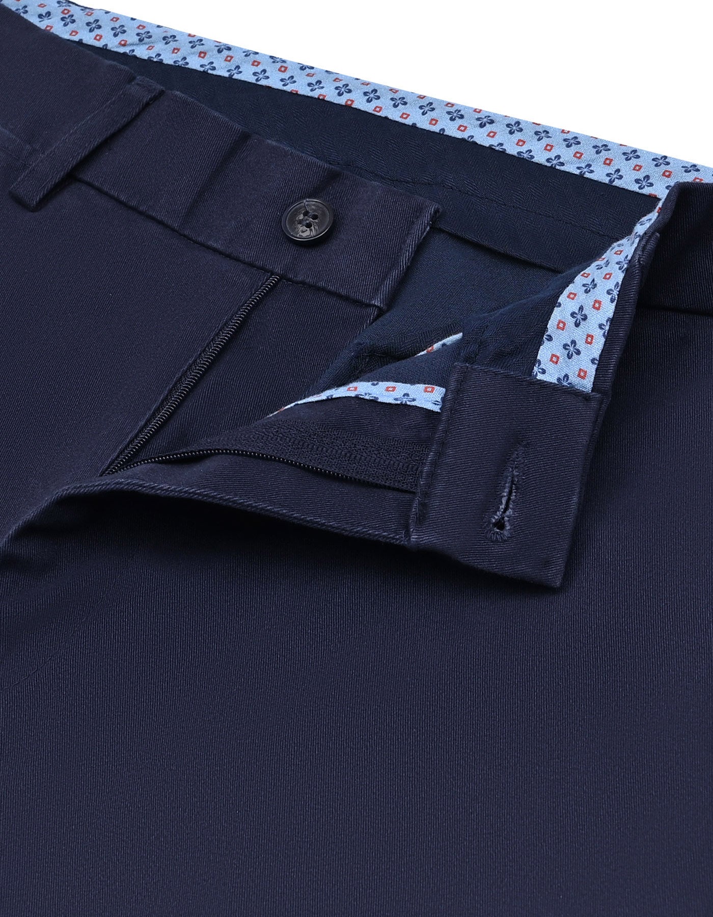Navy Classic Fit Cotton Trouser FTC2505C-30