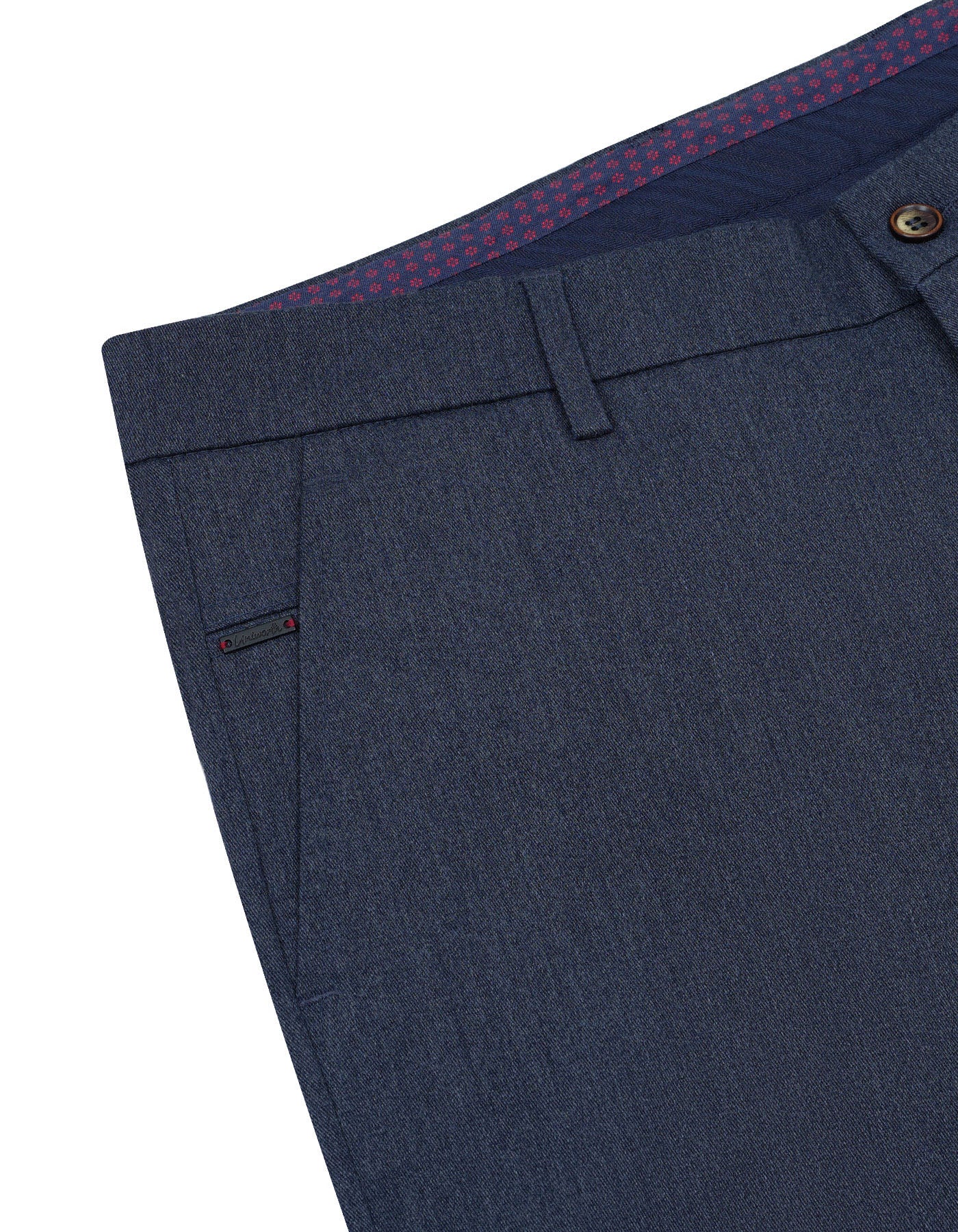 Navy Classic Fit Cotton Trouser FTC2507C-32