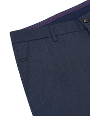 Navy Classic Fit Cotton Trouser FTC2507C-32