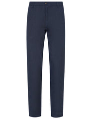Navy Smart Fit Cotton Trouser FTC2507S-28