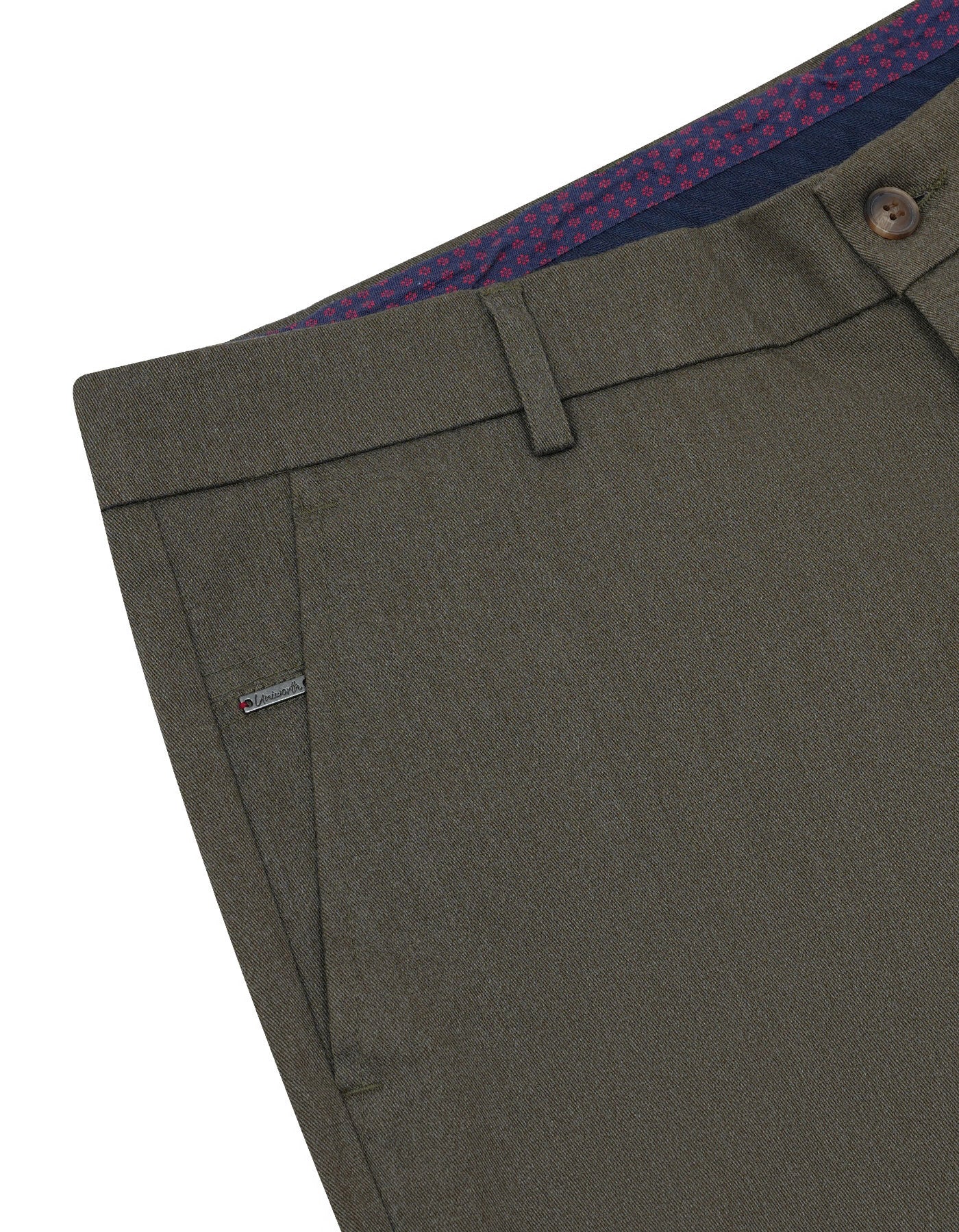 Olive Classic Fit Cotton Trouser FTC2508C-32