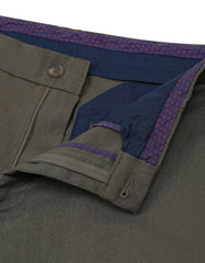 Olive Smart Fit Cotton Trouser FTC2508S-30